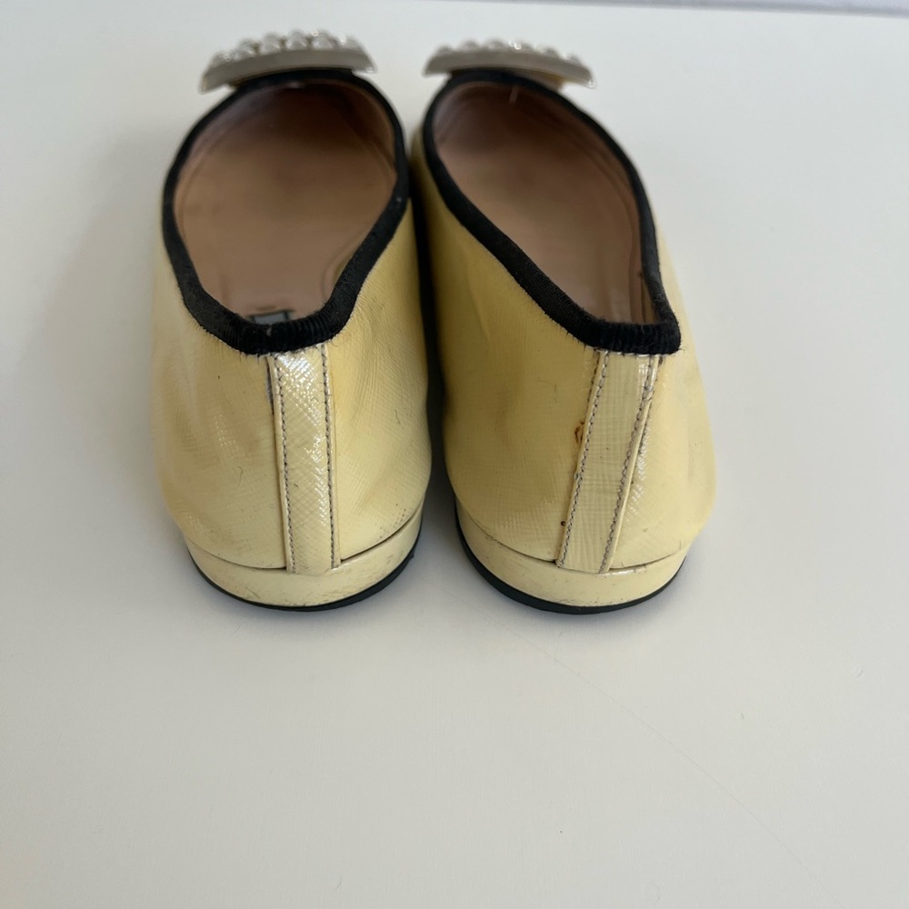 Auth PRADA Patent Leather Flats - Picture 4 of 9
